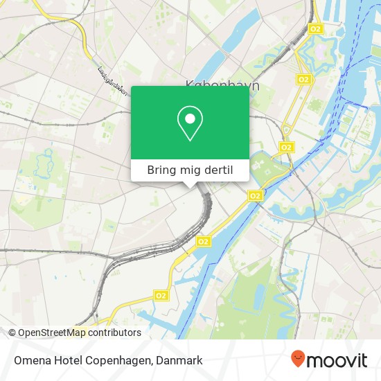 Omena Hotel Copenhagen kort