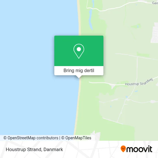 Houstrup Strand kort