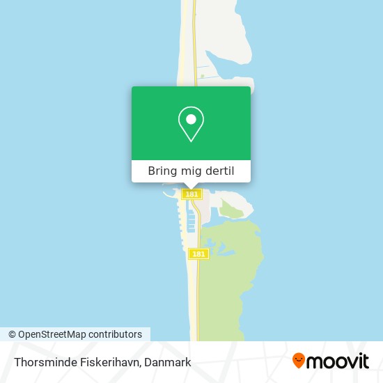 Thorsminde Fiskerihavn kort