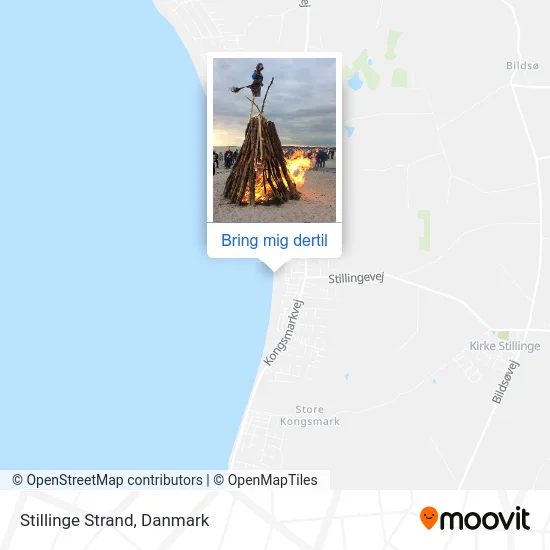 Stillinge Strand kort