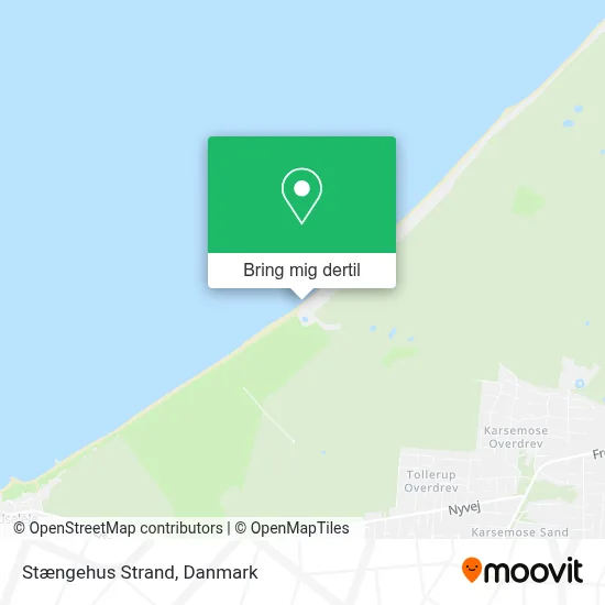 Stængehus Strand kort