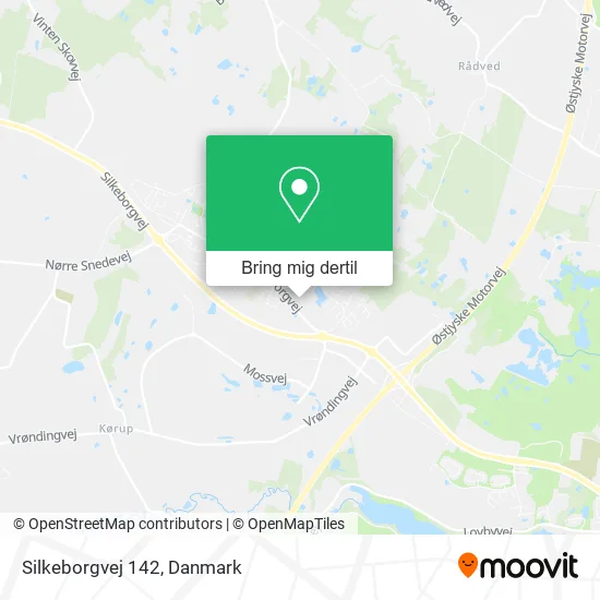 Silkeborgvej 142 kort