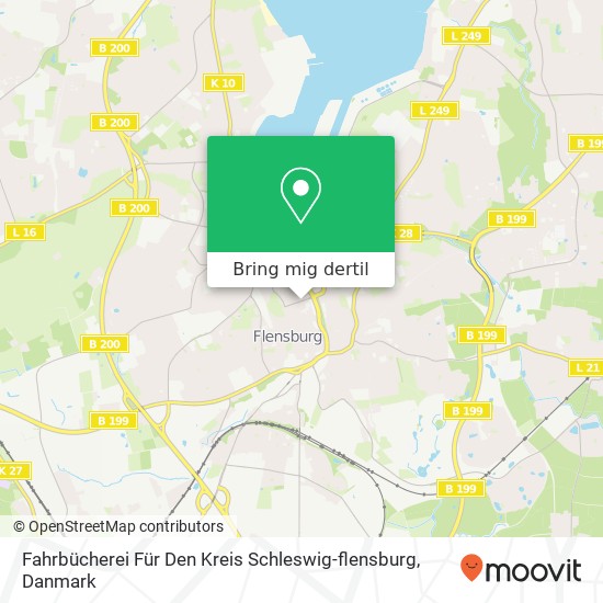 Fahrbücherei Für Den Kreis Schleswig-flensburg kort