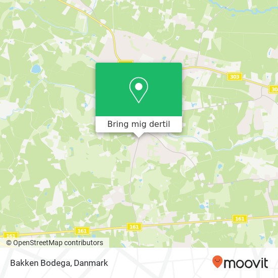 Bakken Bodega kort