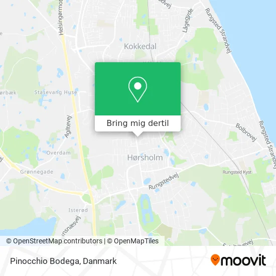 Pinocchio Bodega kort