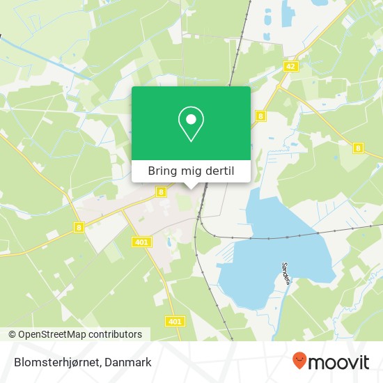 Blomsterhjørnet kort