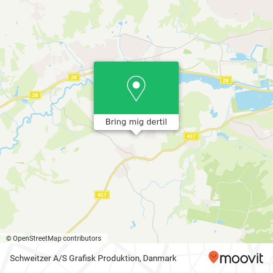 Schweitzer A / S Grafisk Produktion kort