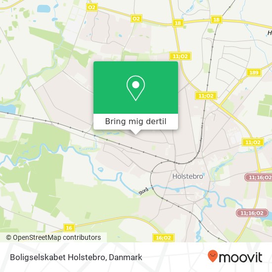 Boligselskabet Holstebro kort