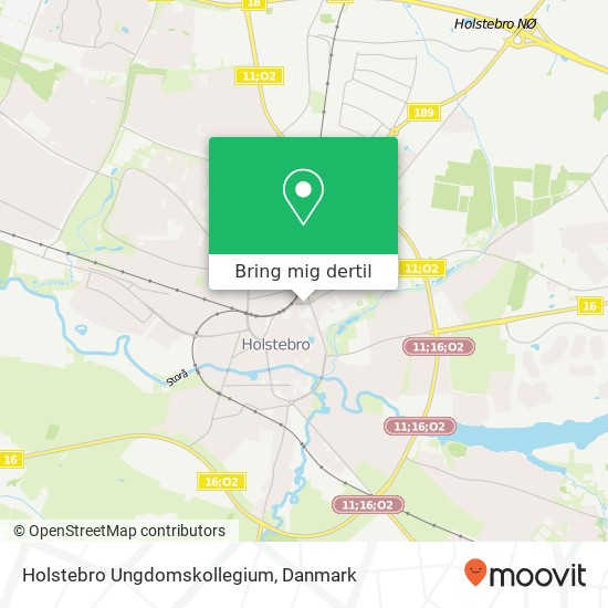 Holstebro Ungdomskollegium kort