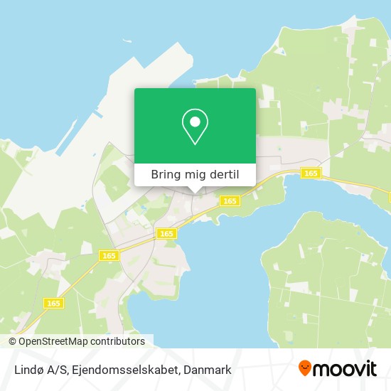 Lindø A/S, Ejendomsselskabet kort