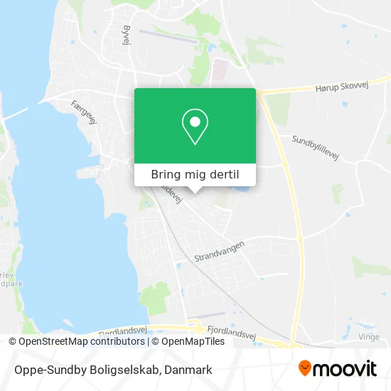 Oppe-Sundby Boligselskab kort