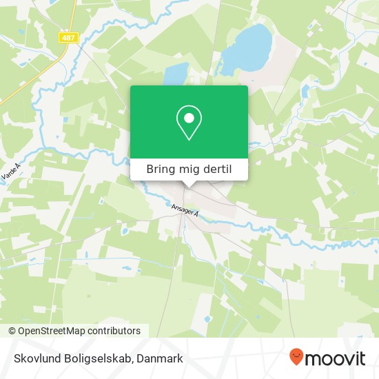 Skovlund Boligselskab kort