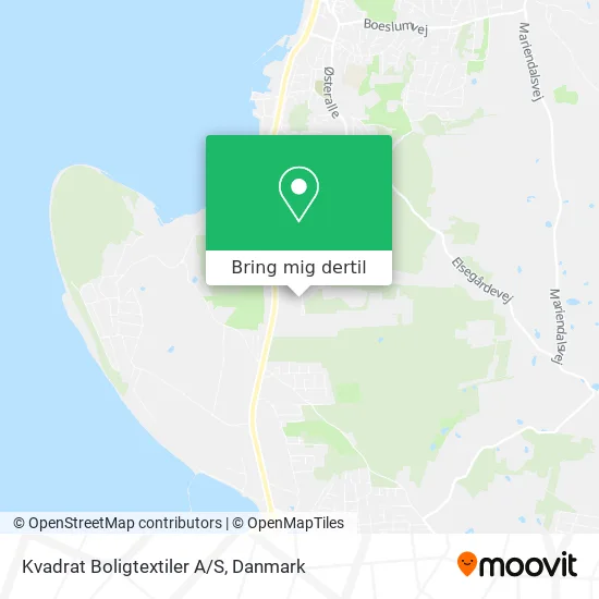 Kvadrat Boligtextiler A/S kort