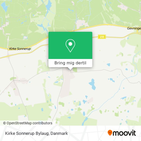 Kirke Sonnerup Bylaug kort