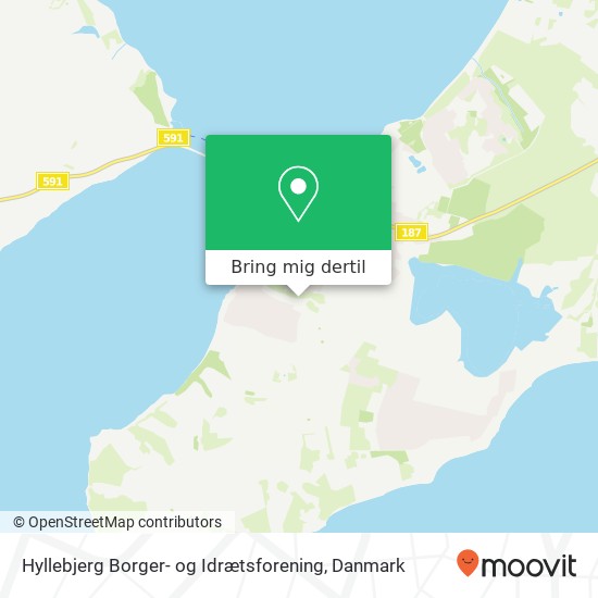 Hyllebjerg Borger- og Idrætsforening kort