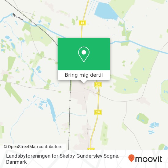 Landsbyforeningen for Skelby-Gunderslev Sogne kort