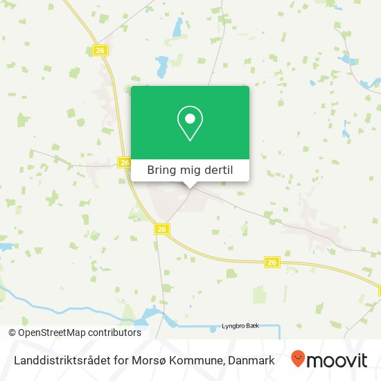 Landdistriktsrådet for Morsø Kommune kort