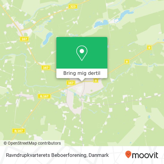 Ravndrupkvarterets Beboerforening kort