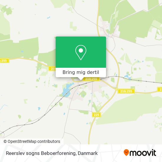 Reerslev sogns Beboerforening kort