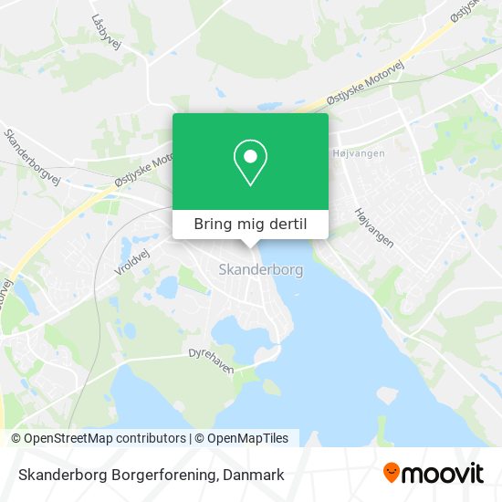 Skanderborg Borgerforening kort