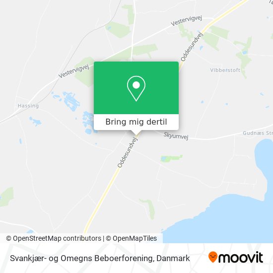 Svankjær- og Omegns Beboerforening kort