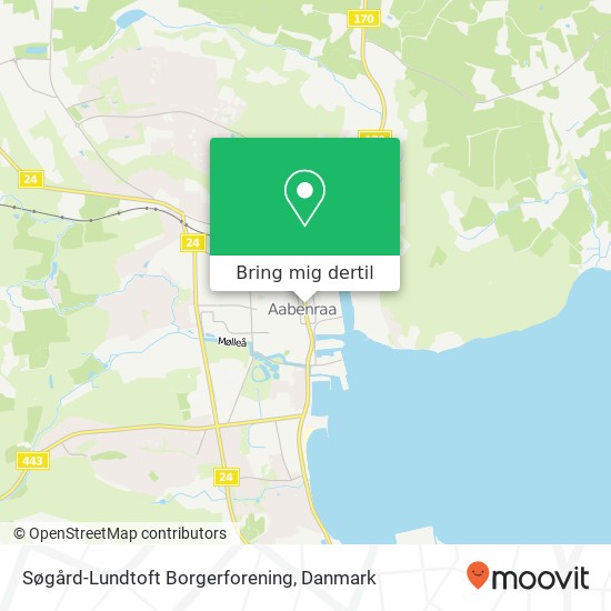 Søgård-Lundtoft Borgerforening kort