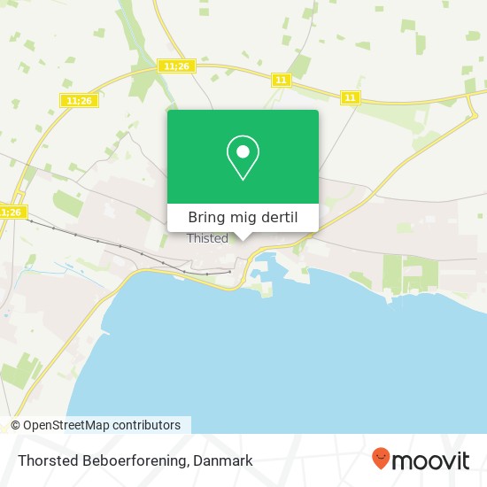 Thorsted Beboerforening kort