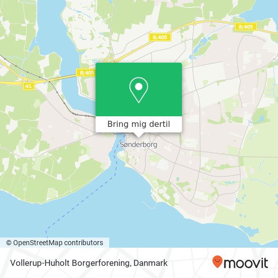 Vollerup-Huholt Borgerforening kort