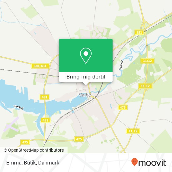 Emma, Butik kort