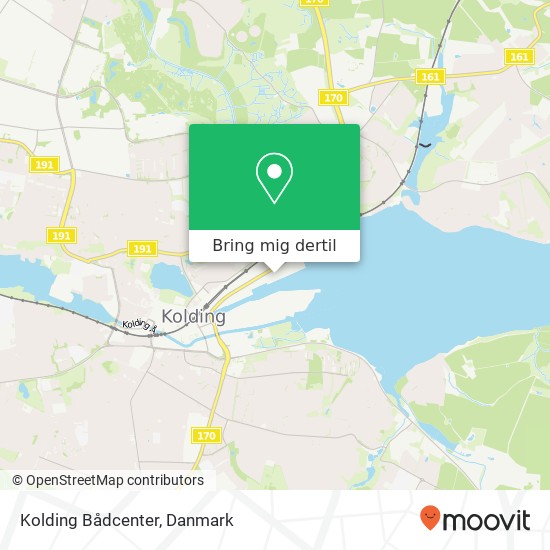 Kolding Bådcenter kort