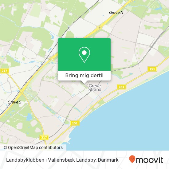 Landsbyklubben i Vallensbæk Landsby kort