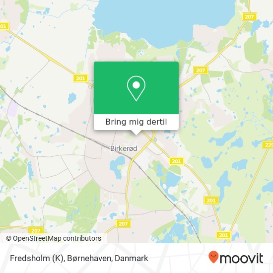 Fredsholm (K), Børnehaven kort