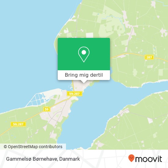 Gammelsø Børnehave kort