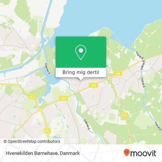 Hvenekilden Børnehave kort