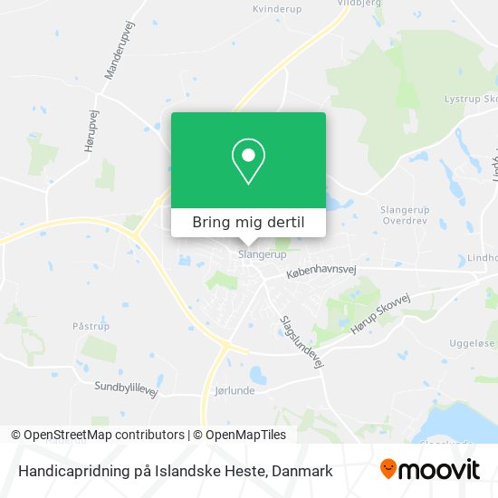Handicapridning på Islandske Heste kort