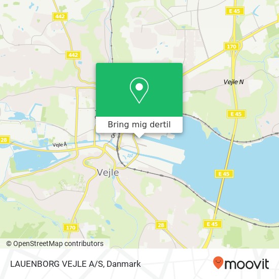 LAUENBORG VEJLE A/S kort