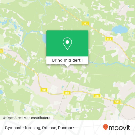 Gymnastikforening, Odense kort