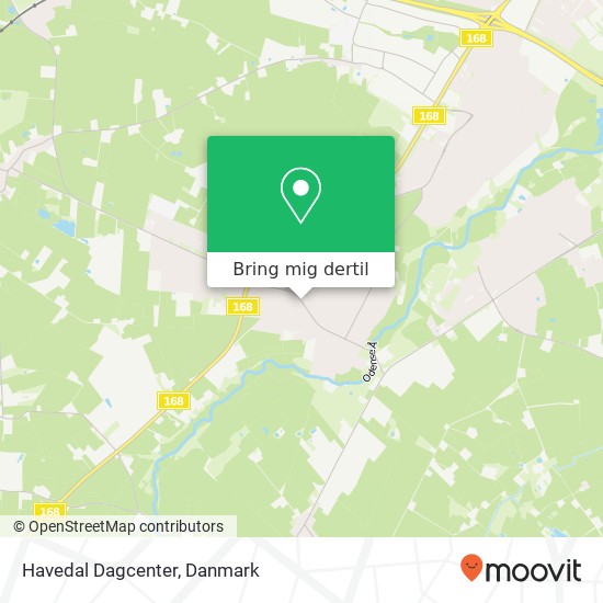 Havedal Dagcenter kort