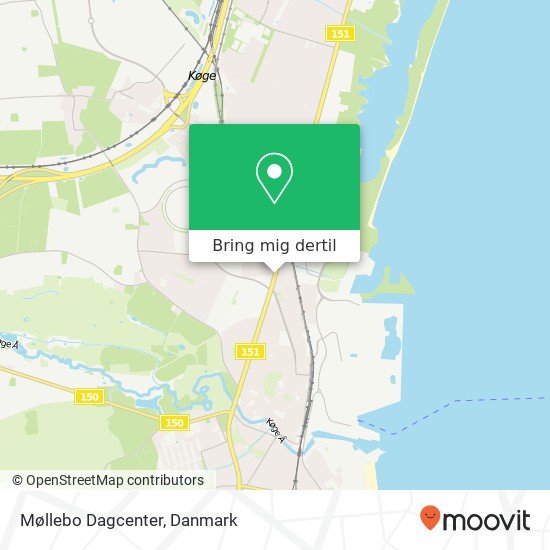 Møllebo Dagcenter kort
