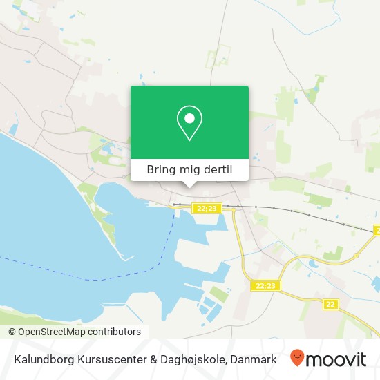 Kalundborg Kursuscenter & Daghøjskole kort