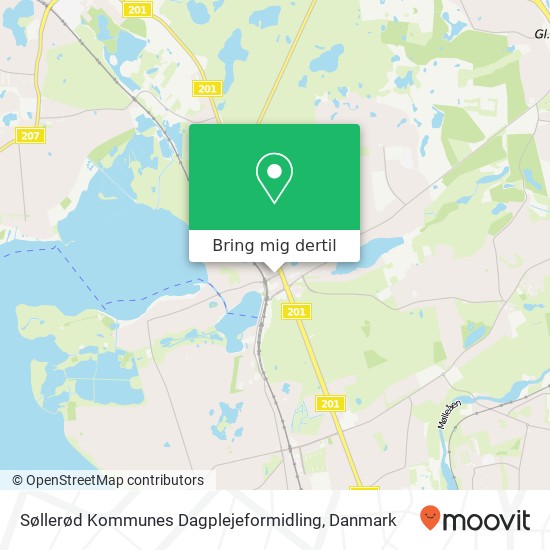 Søllerød Kommunes Dagplejeformidling kort