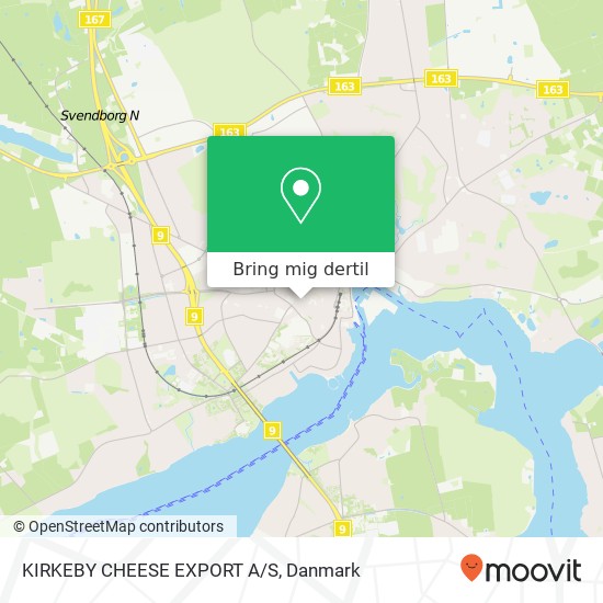 KIRKEBY CHEESE EXPORT A/S kort