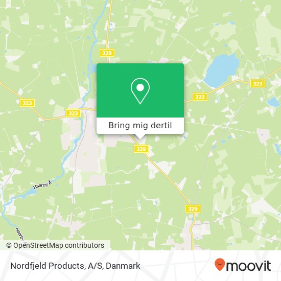 Nordfjeld Products, A/S kort