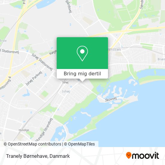 Tranely Børnehave kort