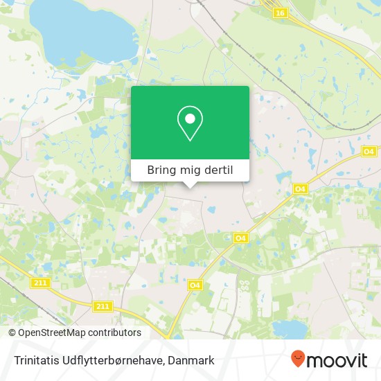 Trinitatis Udflytterbørnehave kort
