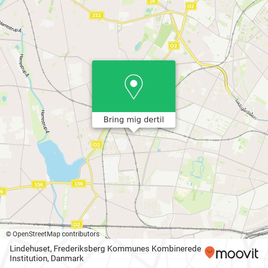 Lindehuset, Frederiksberg Kommunes Kombinerede Institution kort