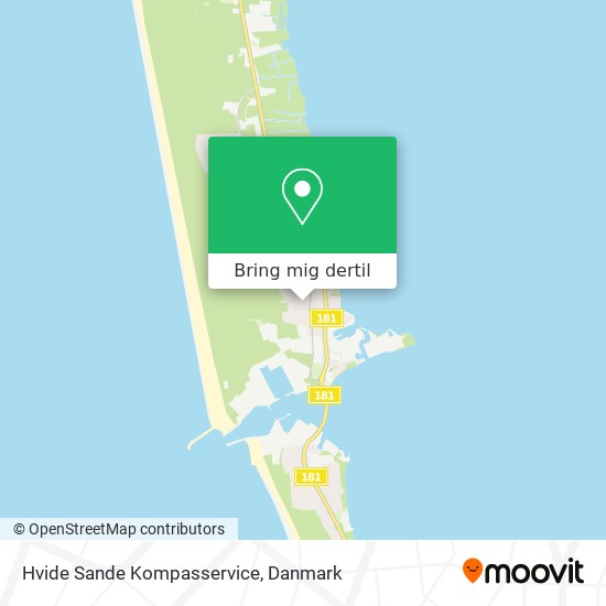 Hvide Sande Kompasservice kort