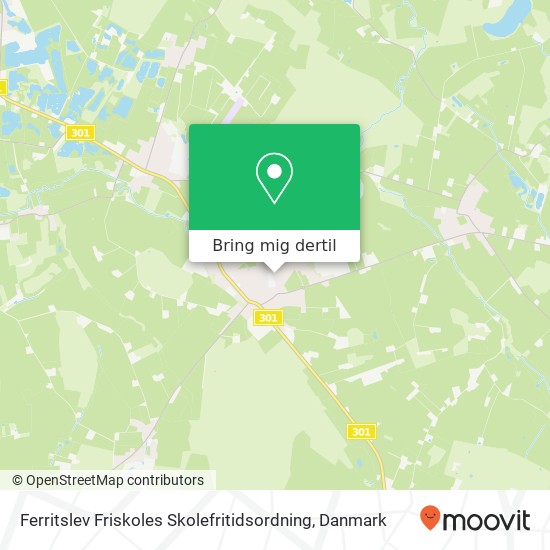 Ferritslev Friskoles Skolefritidsordning kort