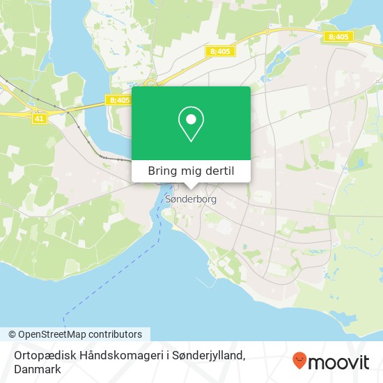 Ortopædisk Håndskomageri i Sønderjylland kort