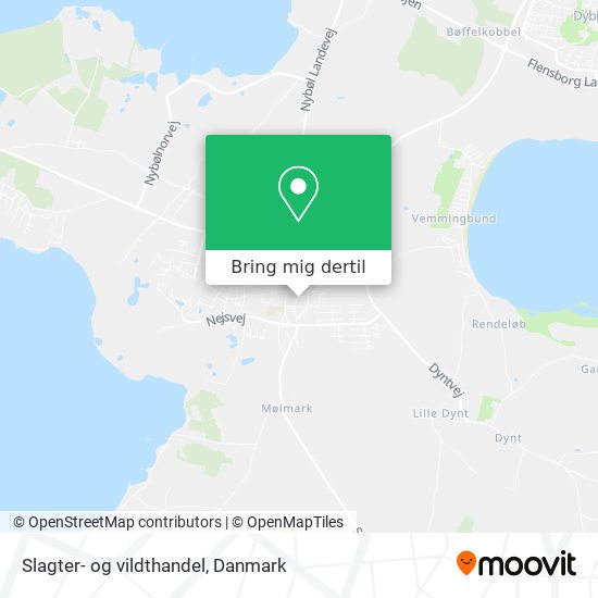 Slagter- og vildthandel kort